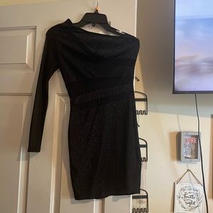 Black sparkle dress